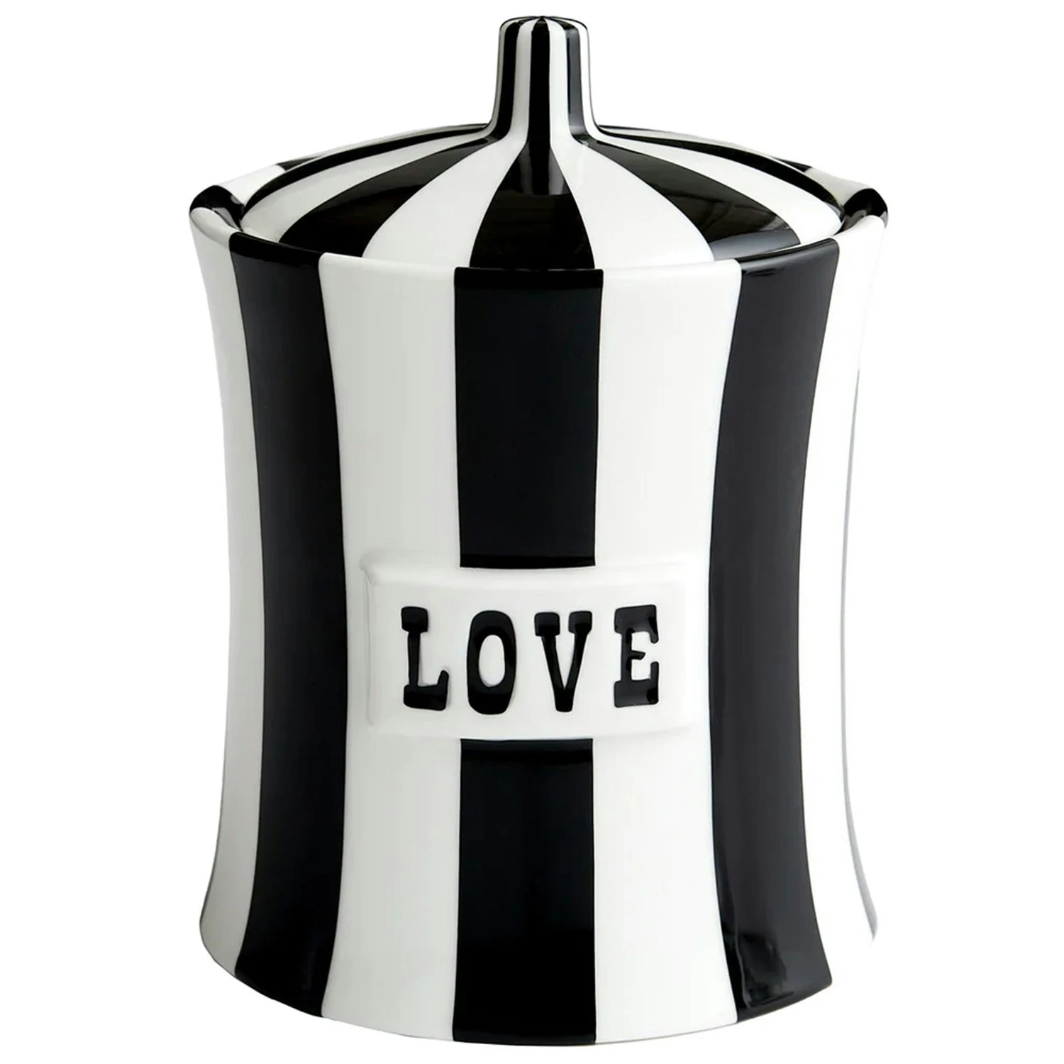 Jonathan Adler Vice Canister Love, Black 1 Jonathan Adler Vice Canister Love, Black