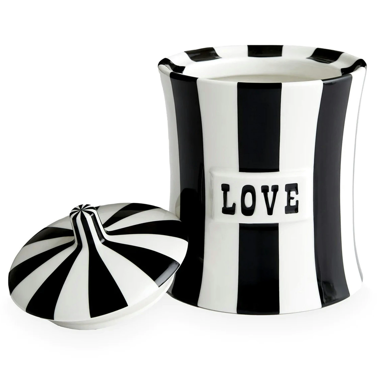 Jonathan Adler Vice Canister Love, Black 2 Jonathan Adler Vice Canister Love, Black - Billede 2
