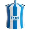 Jonathan Adler Vice Canister Peace, Blue