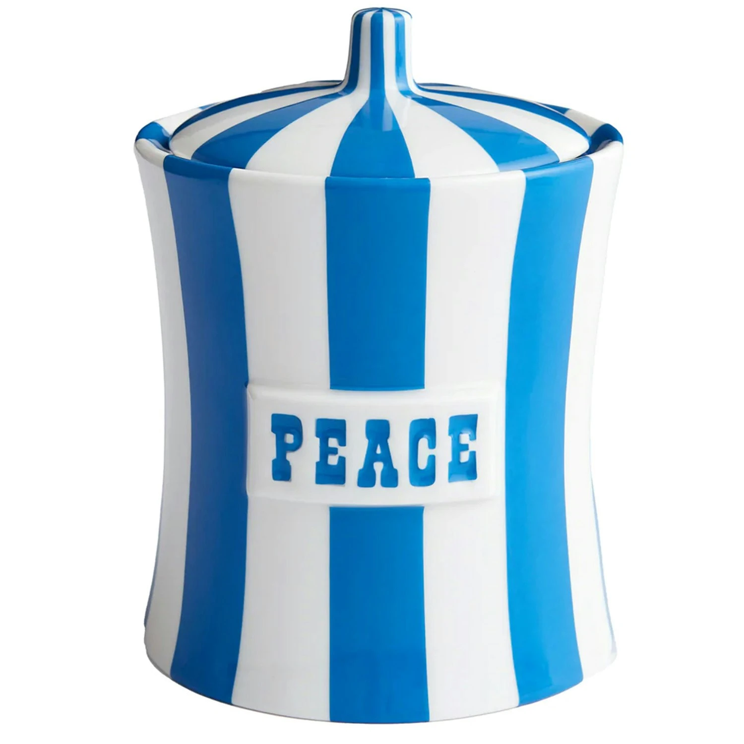 Jonathan Adler Vice Canister Peace, Blue 1 Jonathan Adler Vice Canister Peace, Blue
