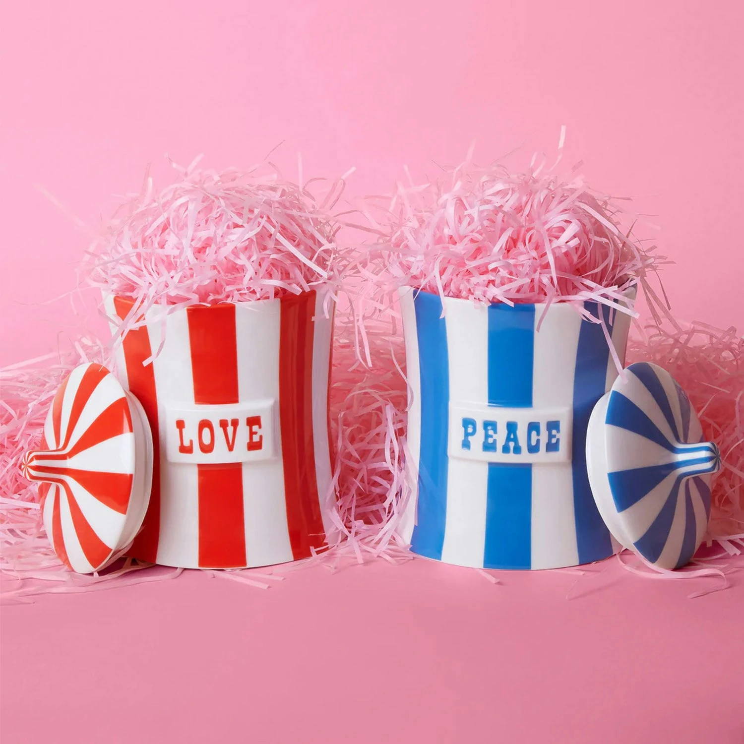 Jonathan Adler Vice Canister Peace, Blue 5 Jonathan Adler Vice Canister Peace, Blue - Billede 5