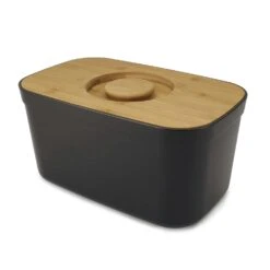 Køkkenudstyr Butik 24 Joseph Joseph Bread Box With Cutting Board, Black