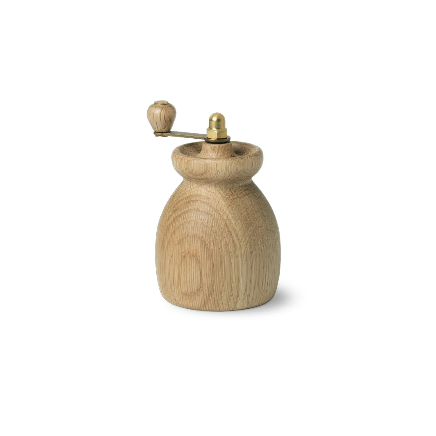 Kay Bojesen Menageri Pepper Mill, Oak/Brass 1 Kay Bojesen Menageri Pepper Mill, Oak/Brass
