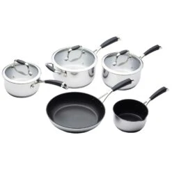 Kitchen Craft Master Class Deluxe Grydesæt, 5 Dele