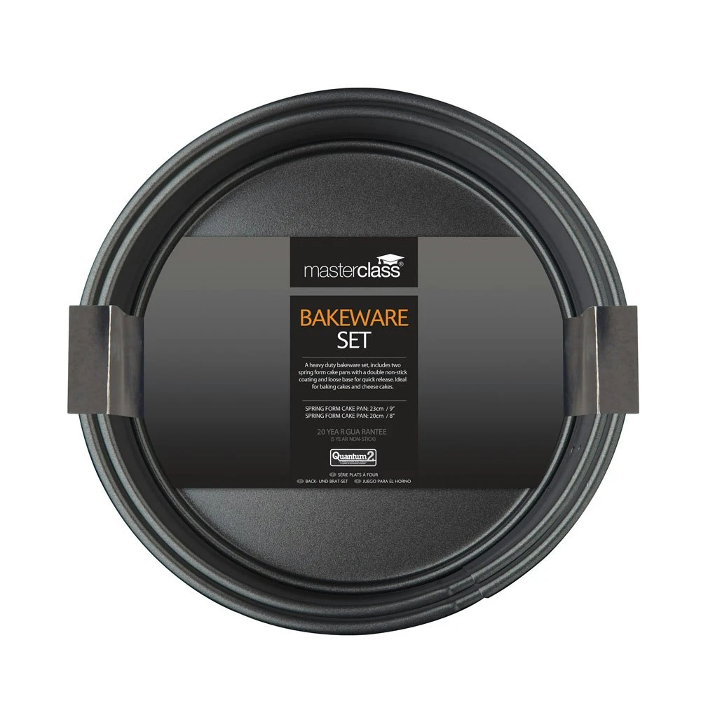 Kitchen Craft Master Class, Springform Tærteform, Sæt Med 2 1 Kitchen Craft Master Class, Springform Tærteform, Sæt Med 2