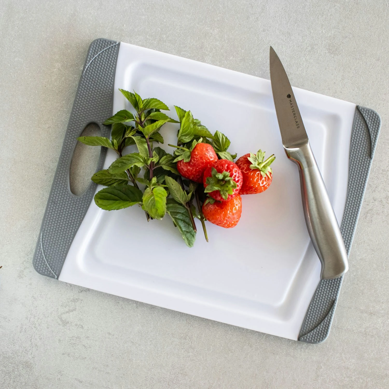 Kitchen Craft MasterClass Antibakterielt Skærebræt, 20,3x25,4 Cm 3 Kitchen Craft MasterClass Antibakterielt Skærebræt, 20,3x25,4 Cm - Billede 3