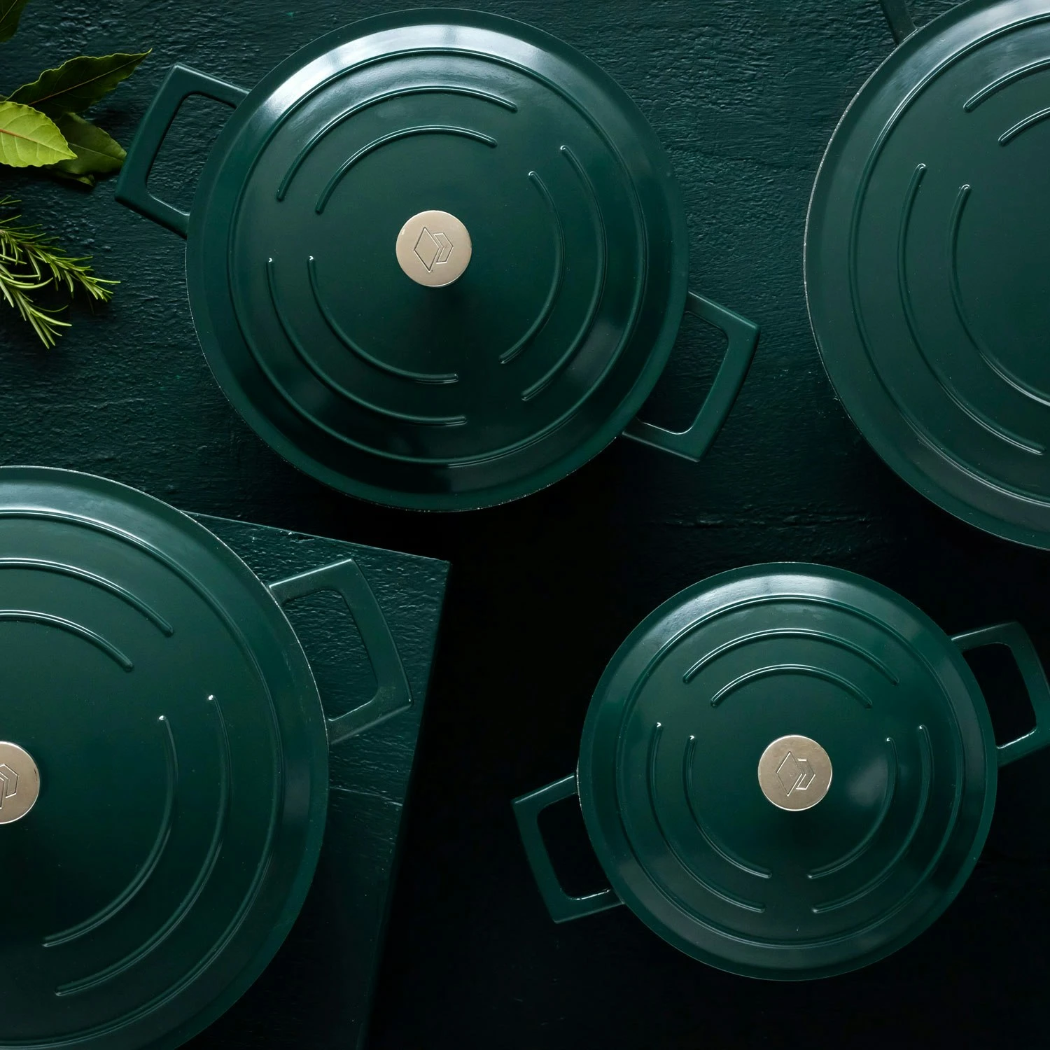 Kitchen Craft MasterClass Kasserolle Hunter Green, 5 L 4 Kitchen Craft MasterClass Kasserolle Hunter Green, 5 L - Billede 4