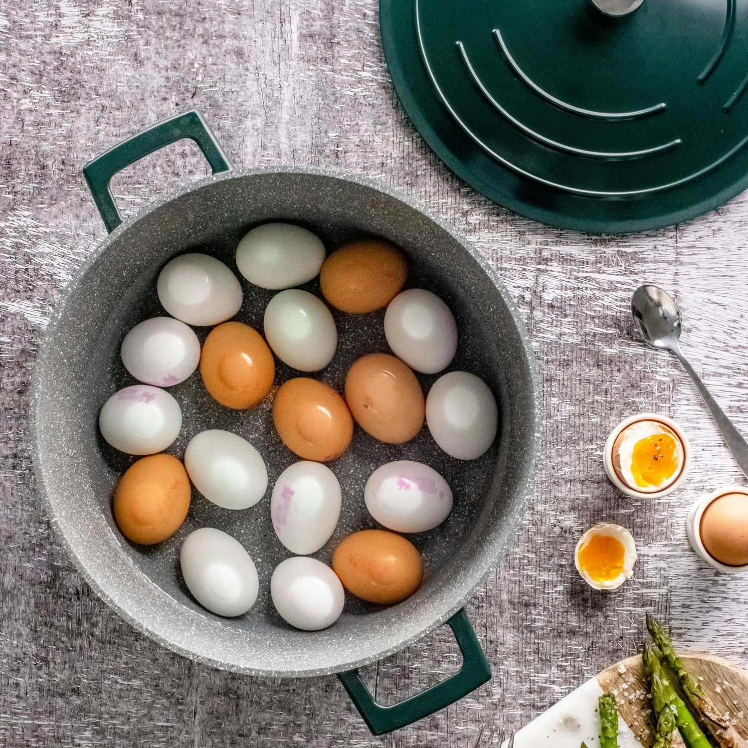 Kitchen Craft MasterClass Kasserolle Hunter Green, 5 L 2 Kitchen Craft MasterClass Kasserolle Hunter Green, 5 L - Billede 2