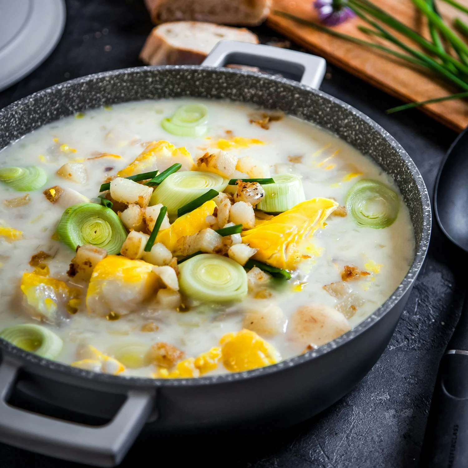 Kitchen Craft MasterClass Lav Kasserolle 4 L, Grå 2 Kitchen Craft MasterClass Lav Kasserolle 4 L, Grå - Billede 2