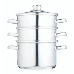 Kitchen Craft Three Tier Dampkoger, 4 Dele, 20 Cm