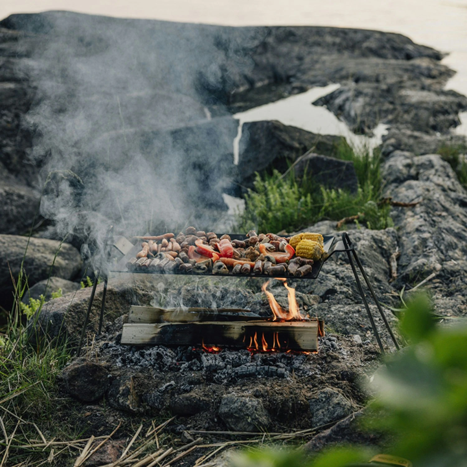 Kockums Jernverk Grill Stål, 63x27 Cm 2 Kockums Jernverk Grill Stål, 63x27 Cm - Billede 2