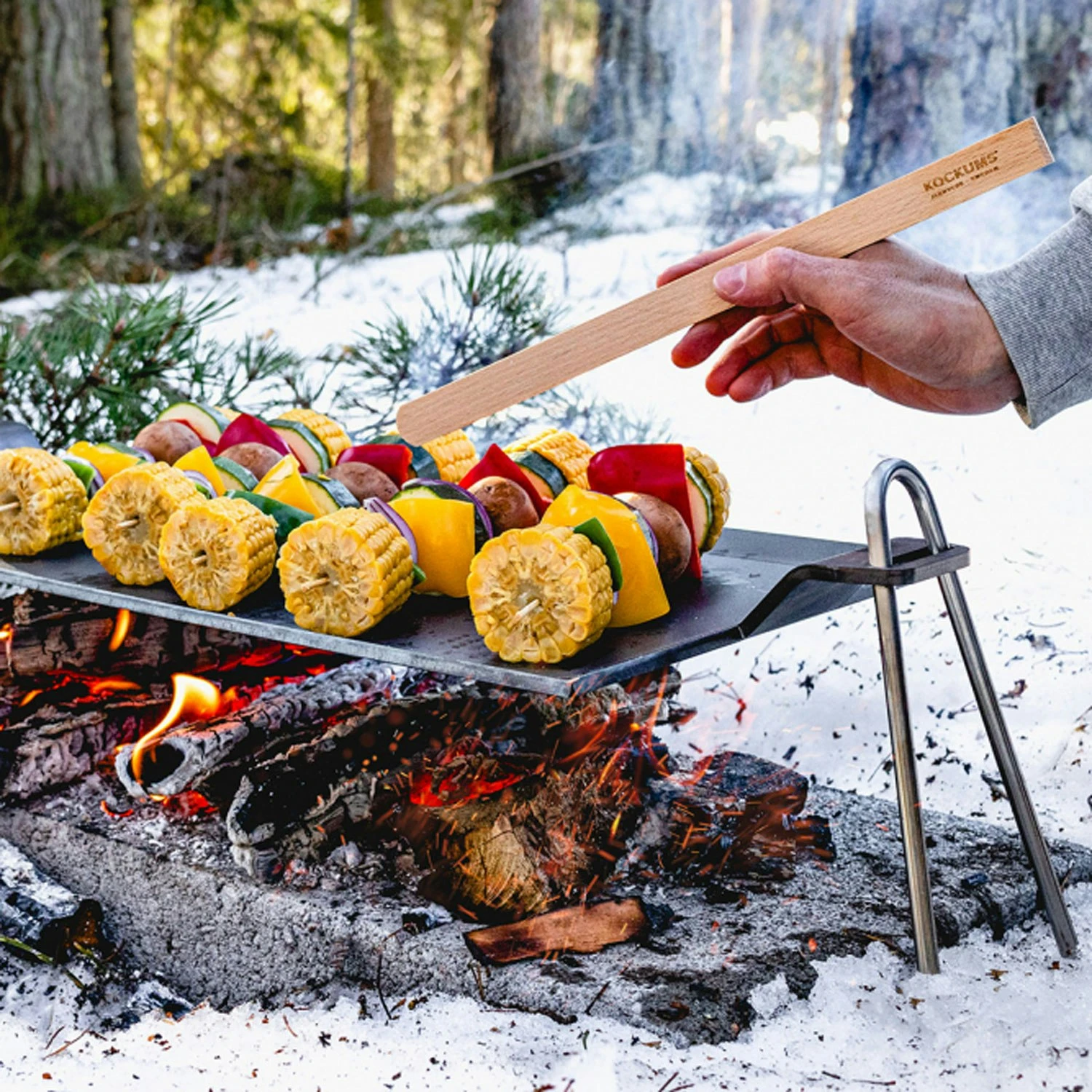 Kockums Jernverk Grill Stål, 63x27 Cm 4 Kockums Jernverk Grill Stål, 63x27 Cm - Billede 4