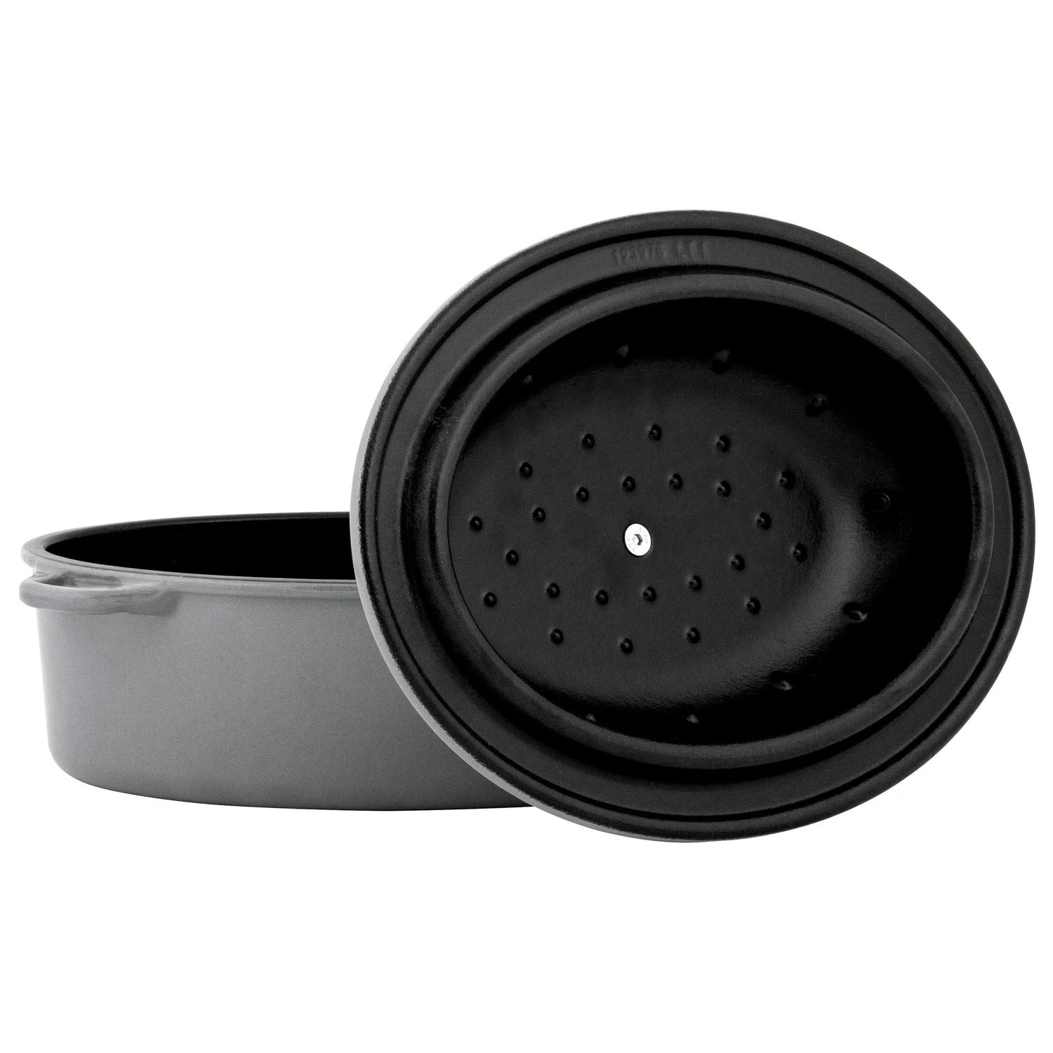 Kockums Jernverk Støbejernsgryde 4 L, Grå 2 Kockums Jernverk Støbejernsgryde 4 L, Grå - Billede 2