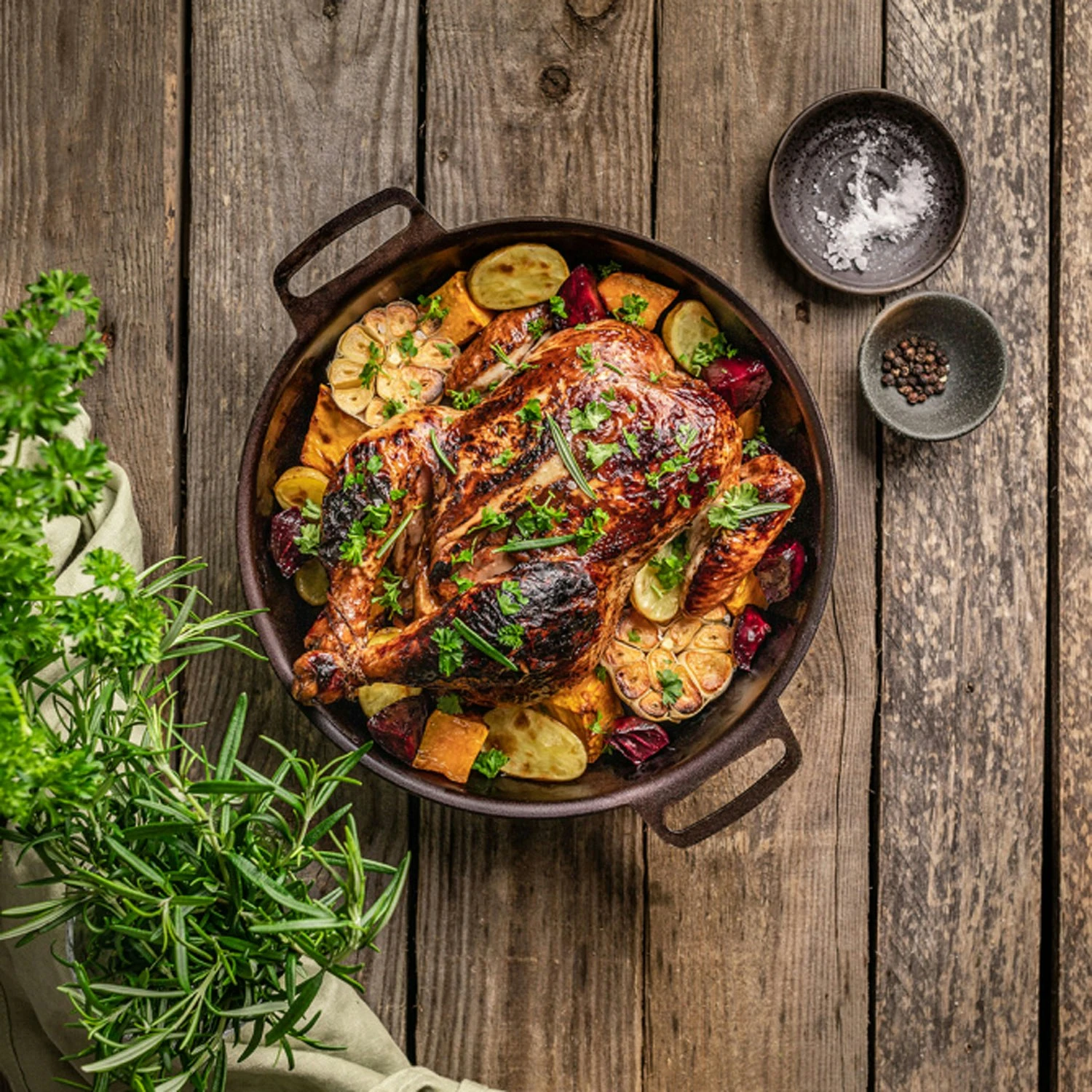 Kockums Jernverk Stegepande / Tærteform, 24 Cm 3 Kockums Jernverk Stegepande / Tærteform, 24 Cm - Billede 3