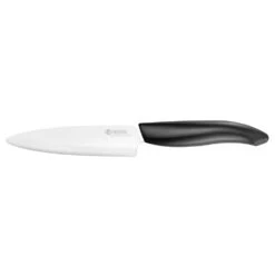 Kyocera FK Frugt-/grøntsags Kniv 11 Cm, Sort/Hvid