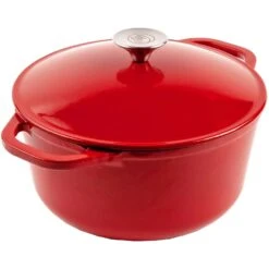 Støbejernsgryde, Rød