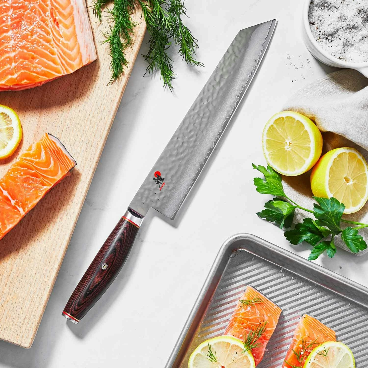 Miyabi Artisan 6000MCT Kiritsuke Kniv 24 Cm 2 Miyabi Artisan 6000MCT Kiritsuke Kniv 24 Cm - Billede 2