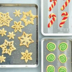 Nordic Ware Baker's Quarter Bageform 22x30 Cm -Køkkenudstyr Butik nordic ware naturals quarter baking sheet 3