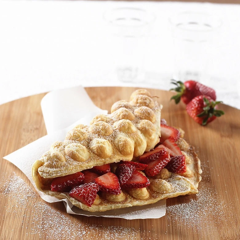 Nordic Ware Hong Kong Eggette Vaffeljern, Sort 2 Nordic Ware Hong Kong Eggette Vaffeljern, Sort - Billede 2