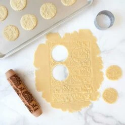 Nordic Ware Woodland Cottage Kagerulle -Køkkenudstyr Butik nordic ware rolling pin woodland cottage 1