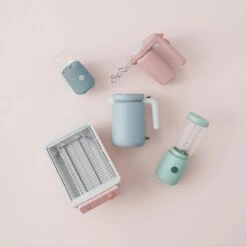 RIG TIG Foodie Electric Coffee Grinder, Dusty Blue -Køkkenudstyr Butik rig tig by stelton foodie electric coffee grinder 3