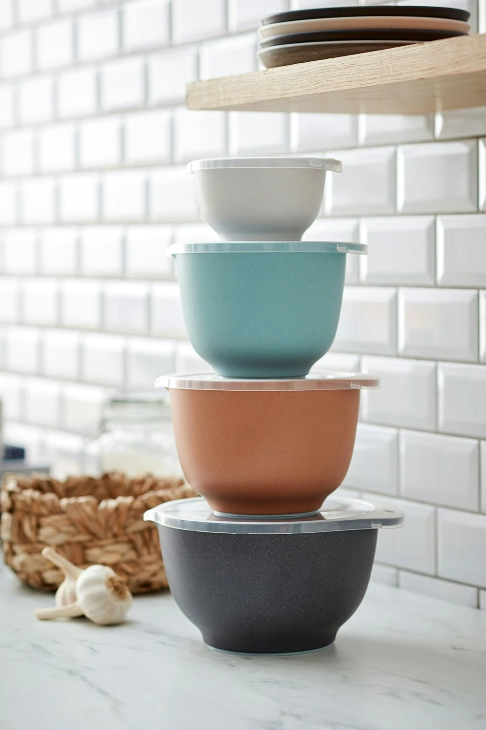 Rosti Margretheskål Sæt 8 Dele, Pebble 3 Rosti Margretheskål Sæt 8 Dele, Pebble - Billede 3