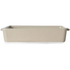 Sagaform Flora Ovnfast Fad Beige M, 23x36 Cm
