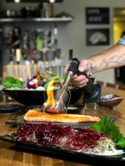 Satake Flame Master Professional Brænder Med Grillfunktion -Køkkenudstyr Butik satake flame master professional brnder med grillfunktion 2