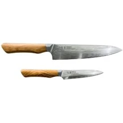 Satake Kaizen Knivsæt 2-pak Gyuto 21 Cm & Petty 12 Cm