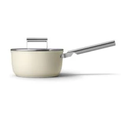 Smeg 50's Style Kasserolle Med Låg 20 Cm, Creme