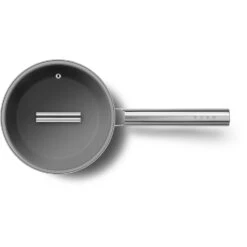 Smeg 50's Style Kasserolle Med Låg 20 Cm, Creme -Køkkenudstyr Butik smeg 50s style kasserolle med lag 20 cm 8