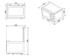 Smeg MOE25X Mikroovn -Køkkenudstyr Butik smeg moe25x mikroovn 2