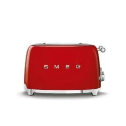Smeg Retro Toaster 4 Slices, Red