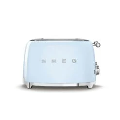 Smeg Retro Toaster 4 Slices, Pastel Blue