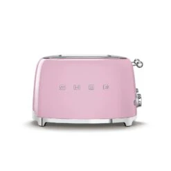 Smeg Retro Toaster 4 Slices, Pink