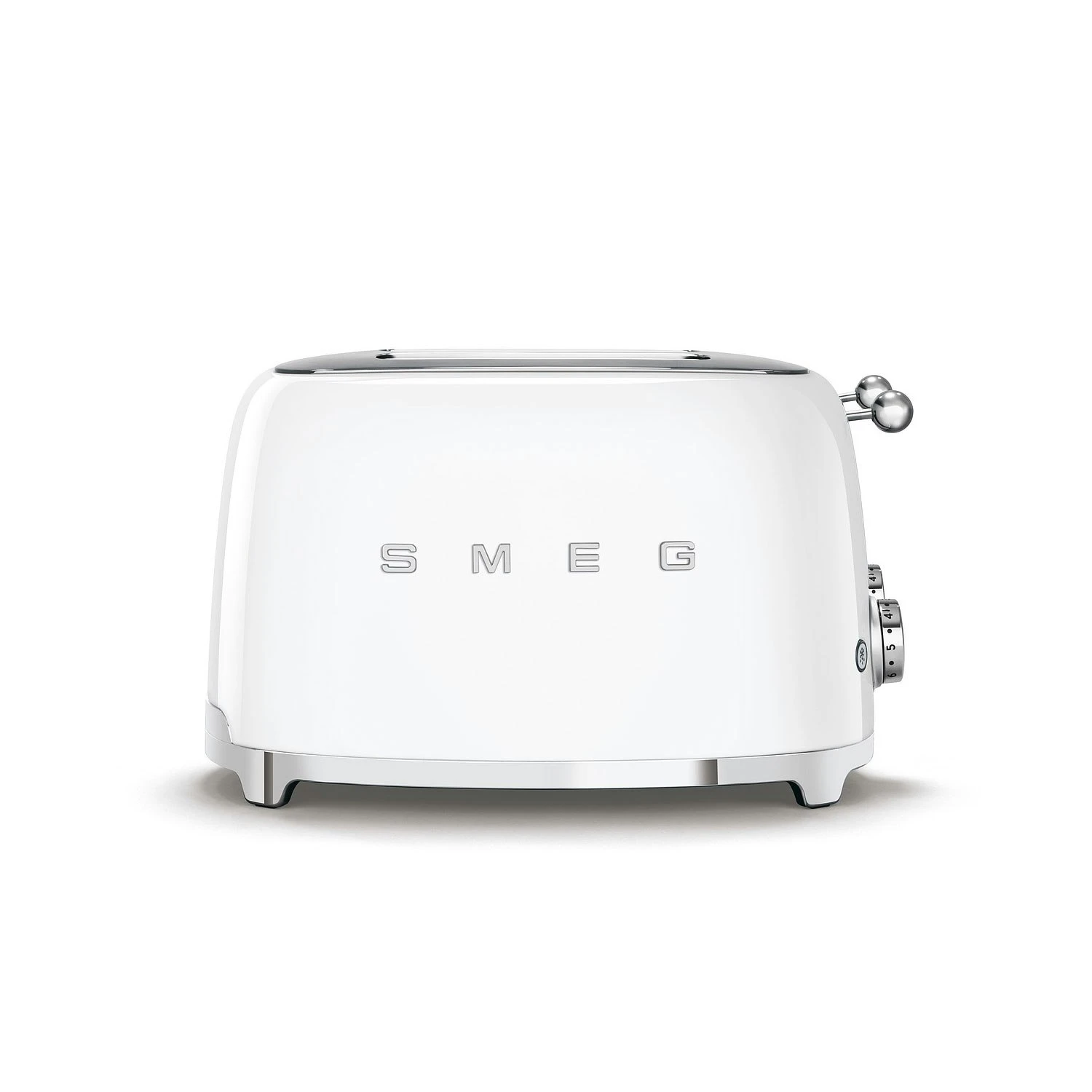 Smeg Retro Toaster 4 Slices, White 1 Smeg Retro Toaster 4 Slices, White