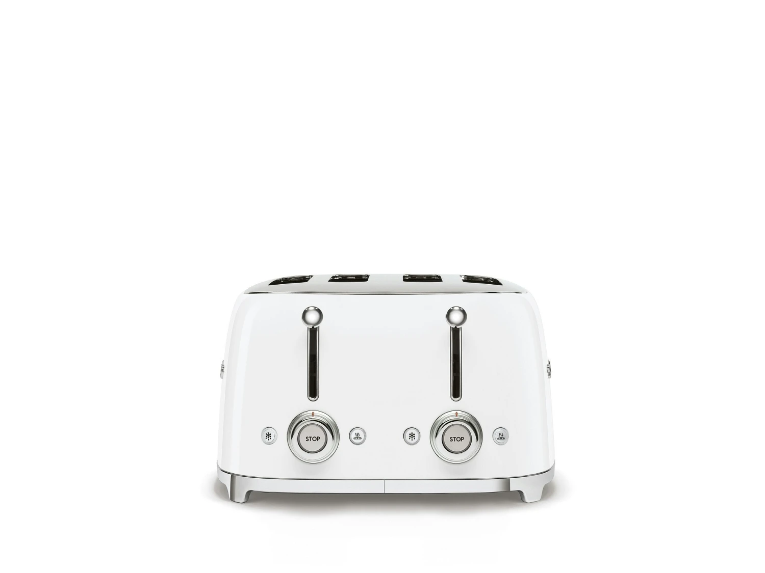 Smeg Retro Toaster 4 Slices, White 2 Smeg Retro Toaster 4 Slices, White - Billede 2