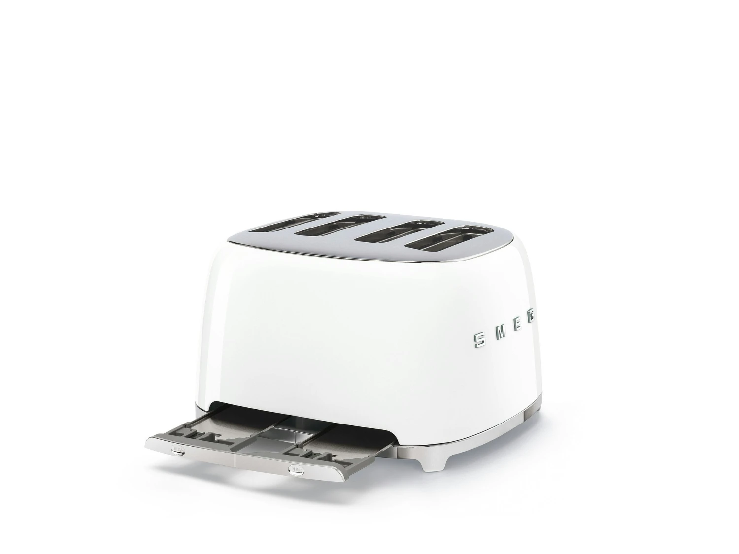 Smeg Retro Toaster 4 Slices, White 3 Smeg Retro Toaster 4 Slices, White - Billede 3