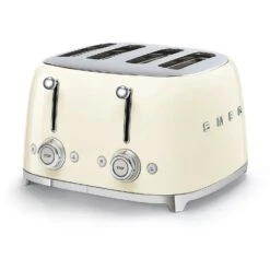 Smeg Retro Toaster 4 Slices, Cream -Køkkenudstyr Butik smeg retro toaster 4 slices 51