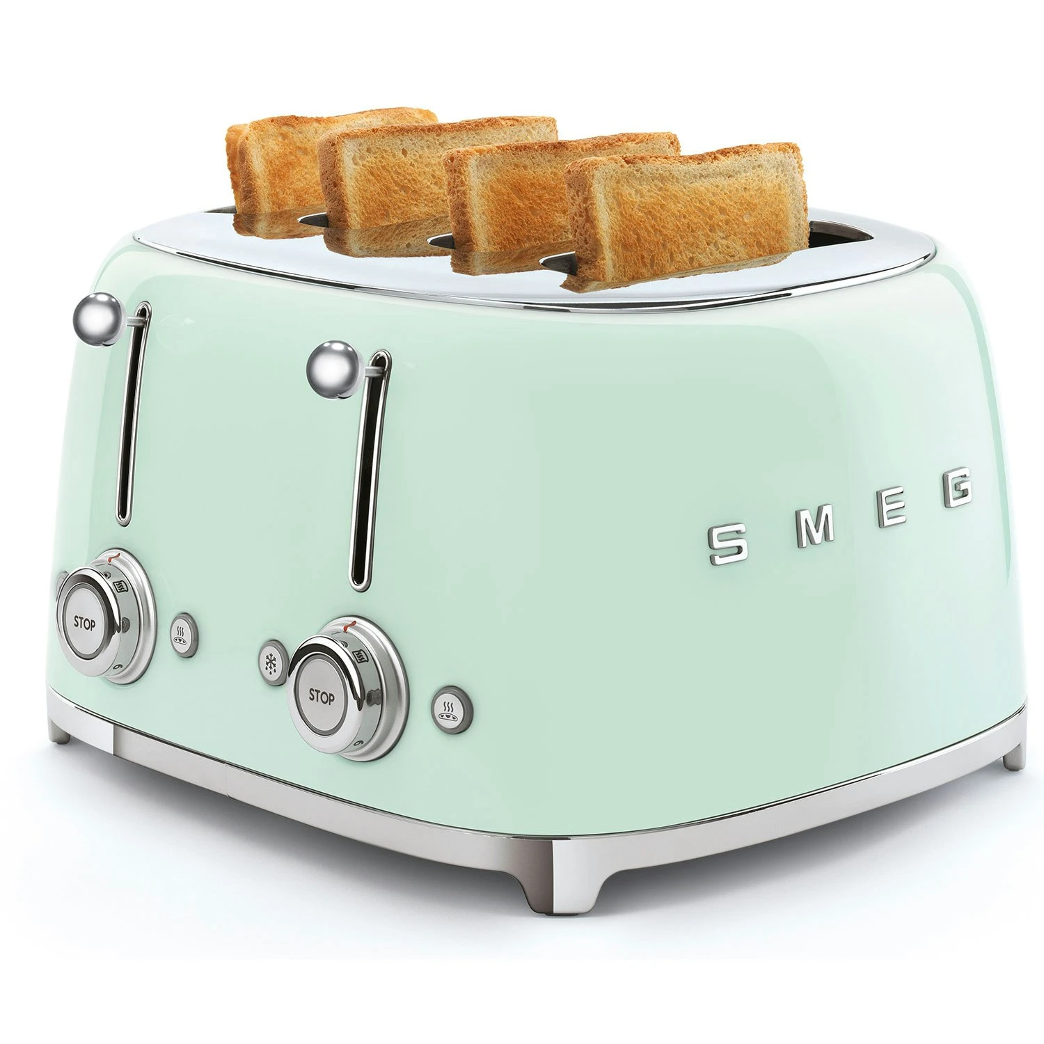 Smeg Retro Toaster 4 Slices, Pastel Green 6 Smeg Retro Toaster 4 Slices, Pastel Green - Billede 6