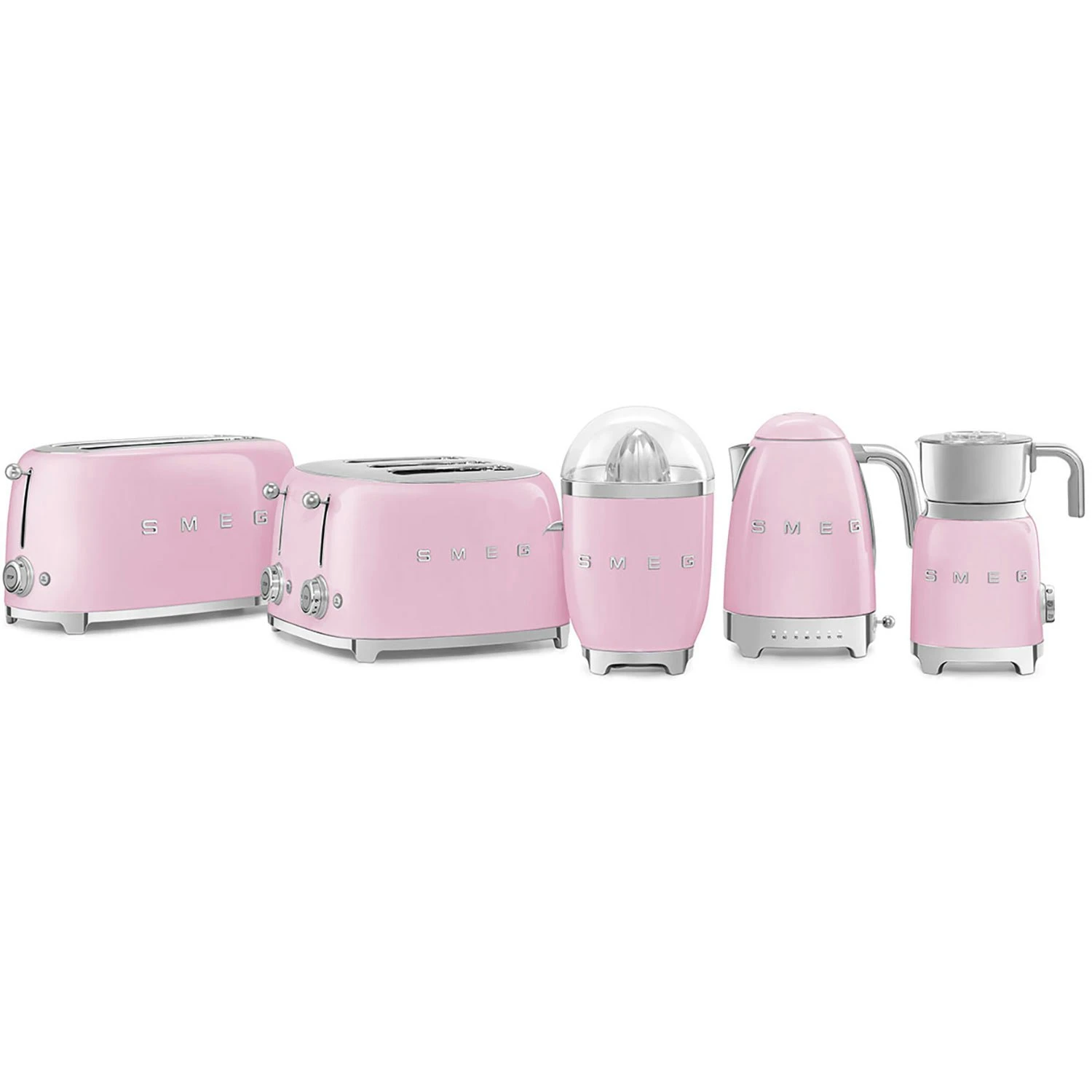 Smeg Retro Toaster 4 Slices, Pink 3 Smeg Retro Toaster 4 Slices, Pink - Billede 3