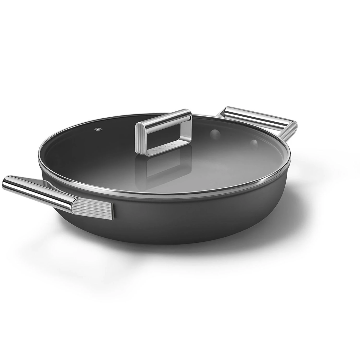 Smeg Sautépande 28 Cm, Sort 2 Smeg Sautépande 28 Cm, Sort - Billede 2