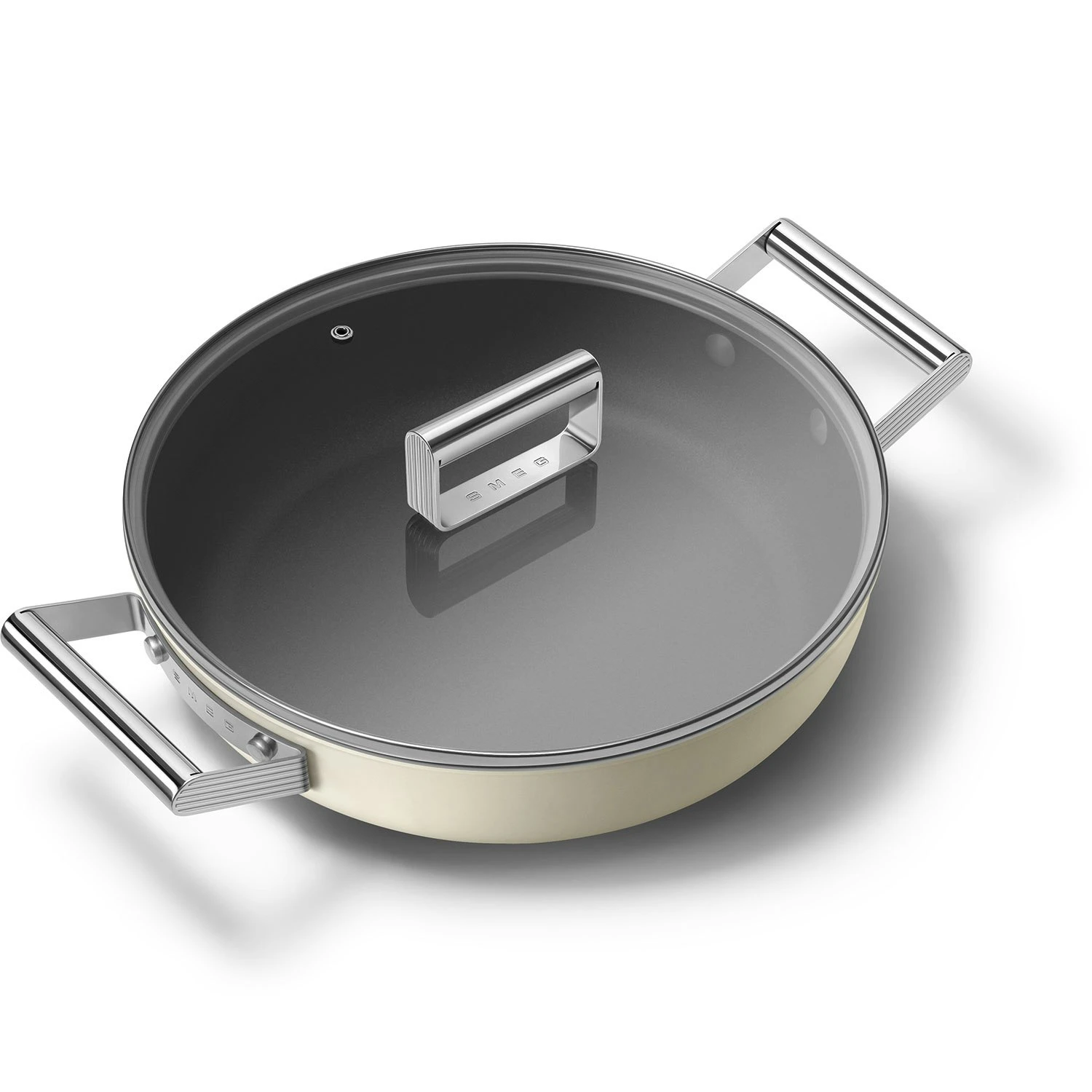 Smeg Sautépande 28 Cm, Cream 2 Smeg Sautépande 28 Cm, Cream - Billede 2