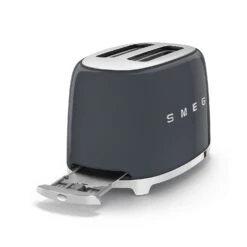 Smeg Toaster 2 Slices, Grey 9 Smeg Toaster 2 Slices, Grey -Køkkenudstyr Butik smeg smeg brdrister 2 skiver creme 42