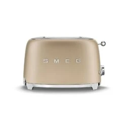 Smeg Toaster 2 Slices, Matt Gold