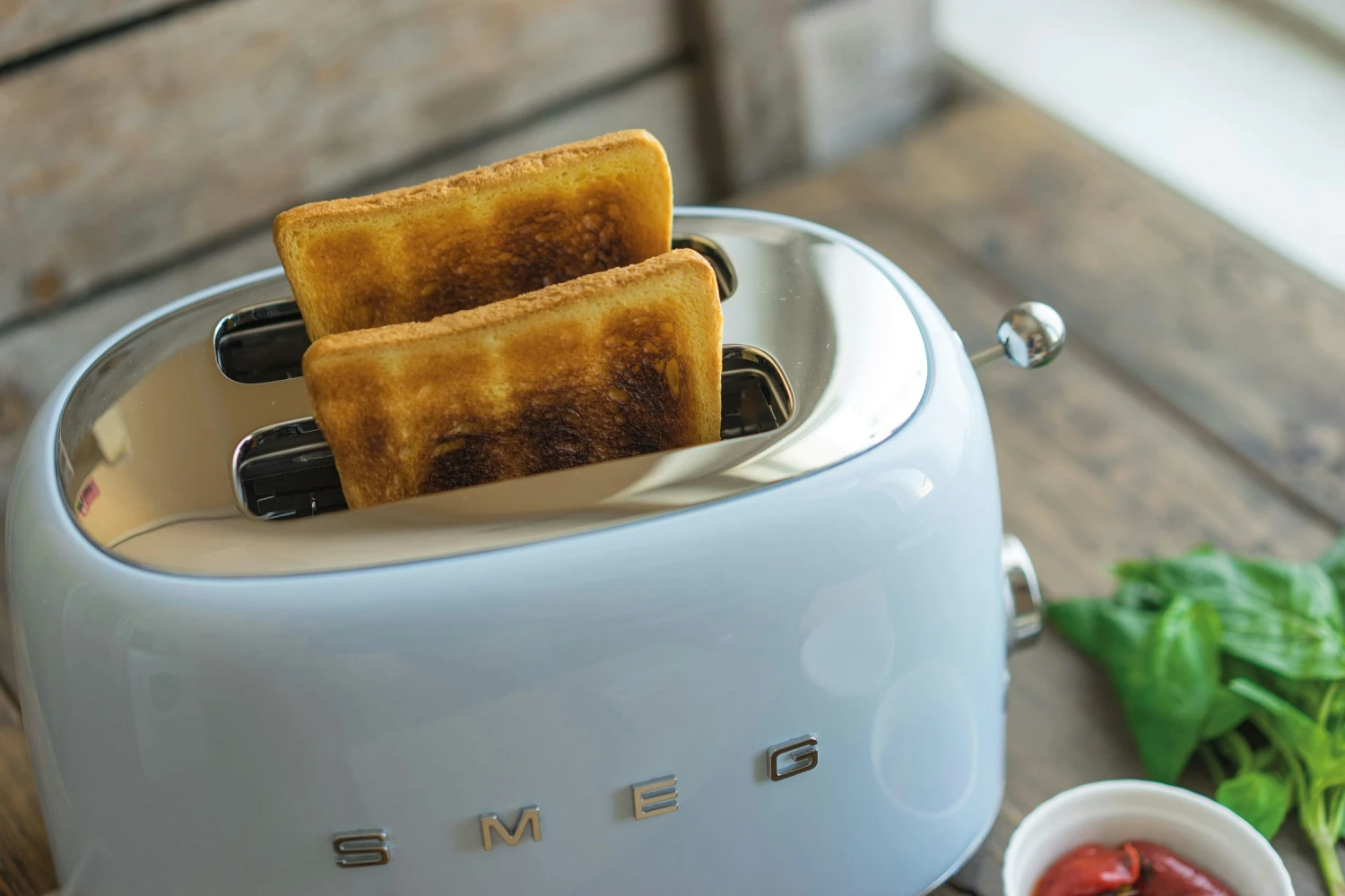 Smeg Brødrister 2 Skiver, Pastelblå 5 Smeg Brødrister 2 Skiver, Pastelblå - Billede 5