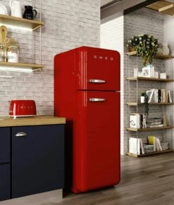 Smeg Brødrister 2 Skiver, Rød 10 Smeg Brødrister 2 Skiver, Rød -Køkkenudstyr Butik smeg smeg brdrister 2 skiver creme 85