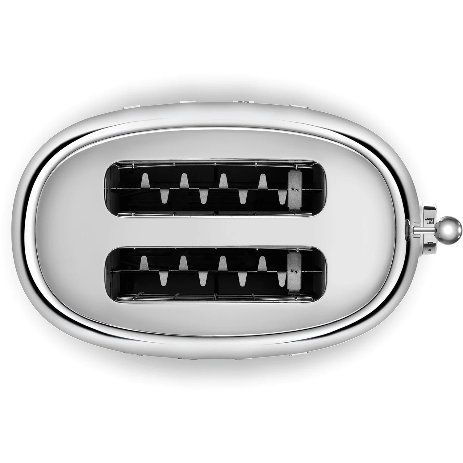 Smeg Brødrister 2 Skiver, Krom 4 Smeg Brødrister 2 Skiver, Krom - Billede 4