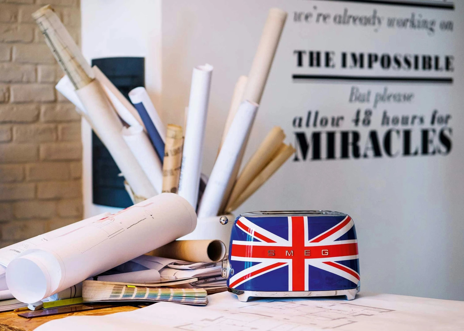 Smeg Retro Brødrister 2 Skiver, Union Jack 5 Smeg Retro Brødrister 2 Skiver, Union Jack - Billede 5