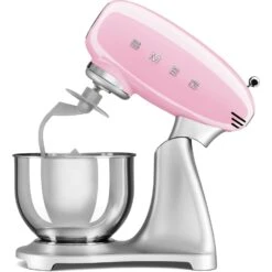 Smeg Stand Mixer SMF02 4.8 L, Pink -Køkkenudstyr Butik smeg smeg standmixer 48l creme 52